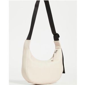 BAGGU Elegant Cream and Black Crossbody